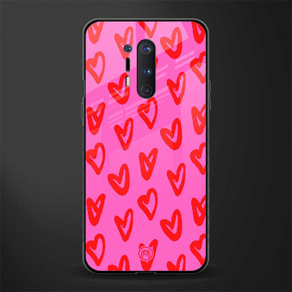 hot pink soul glass case for oneplus 8 pro image
