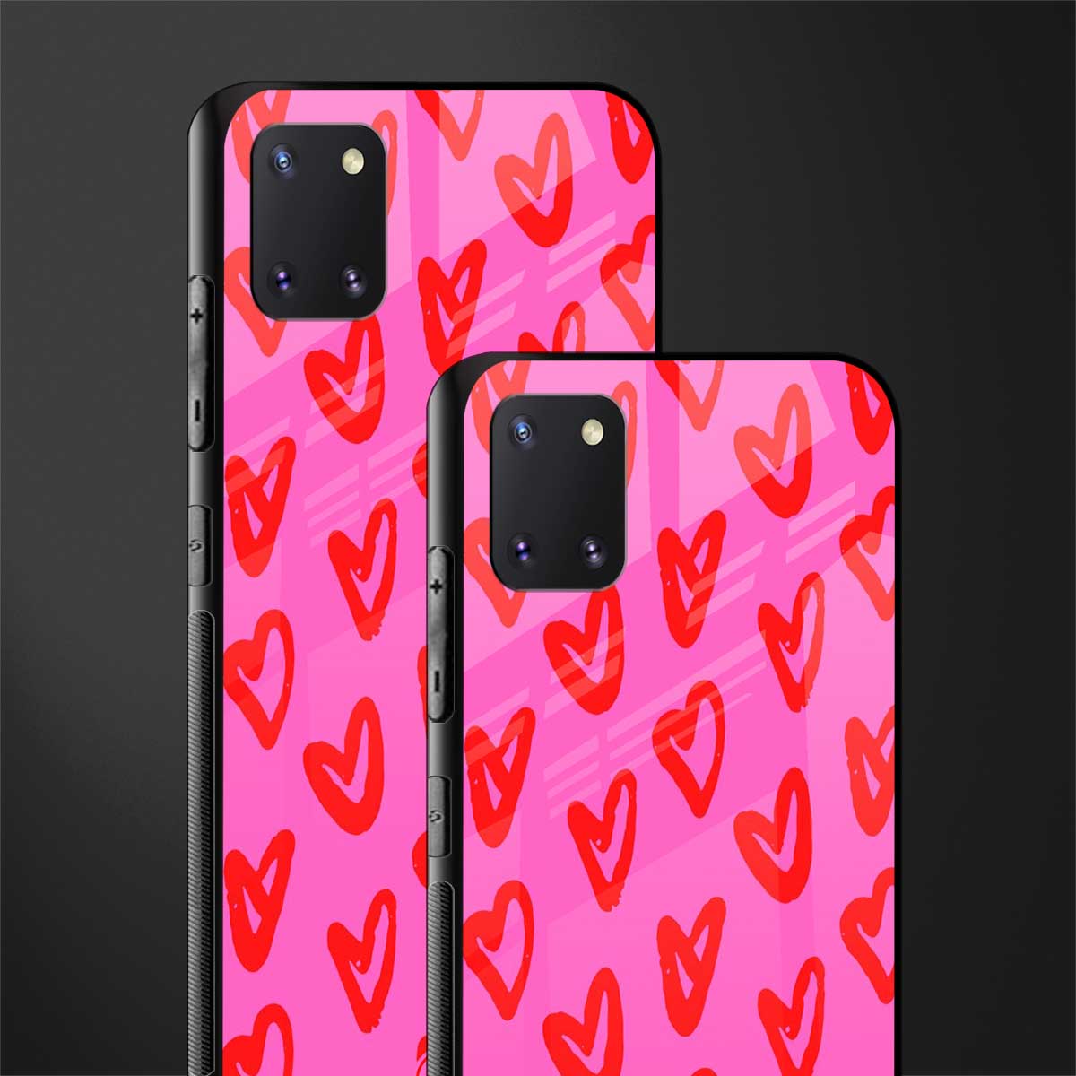 hot pink soul glass case for samsung a81 image-2