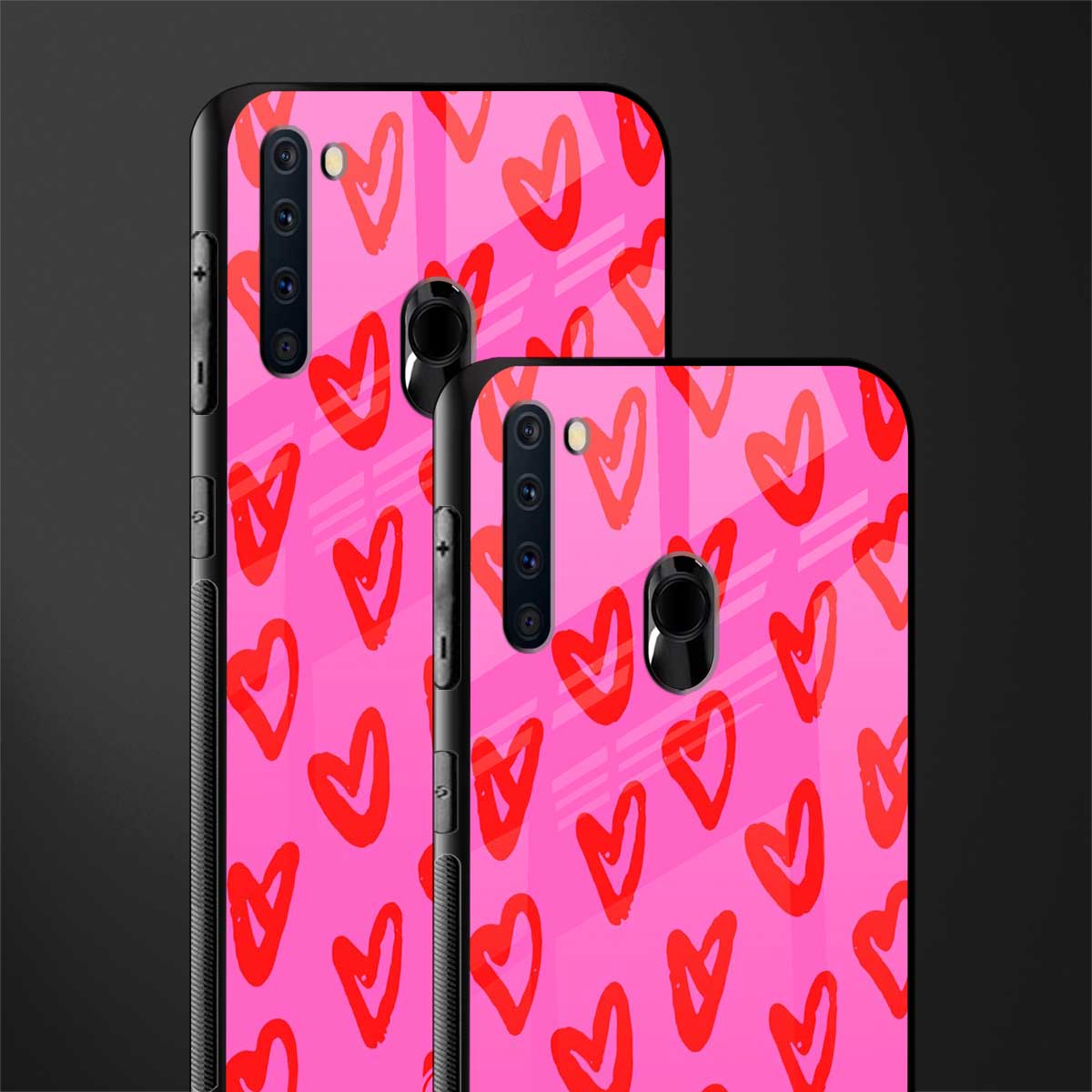 hot pink soul glass case for samsung a21 image-2