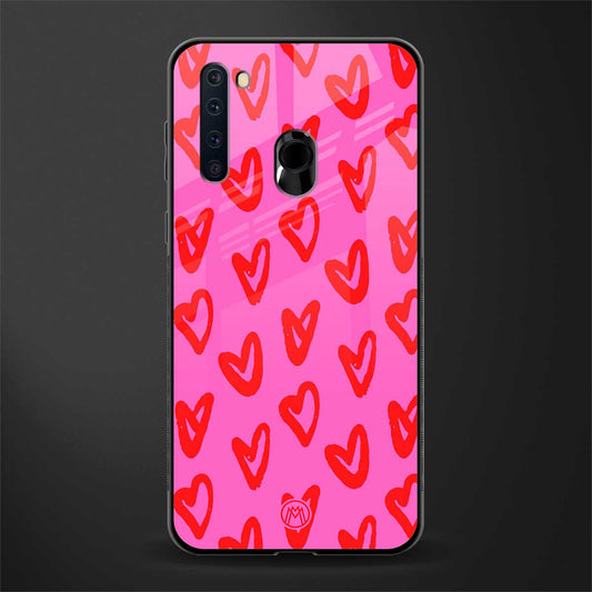 hot pink soul glass case for samsung a21 image