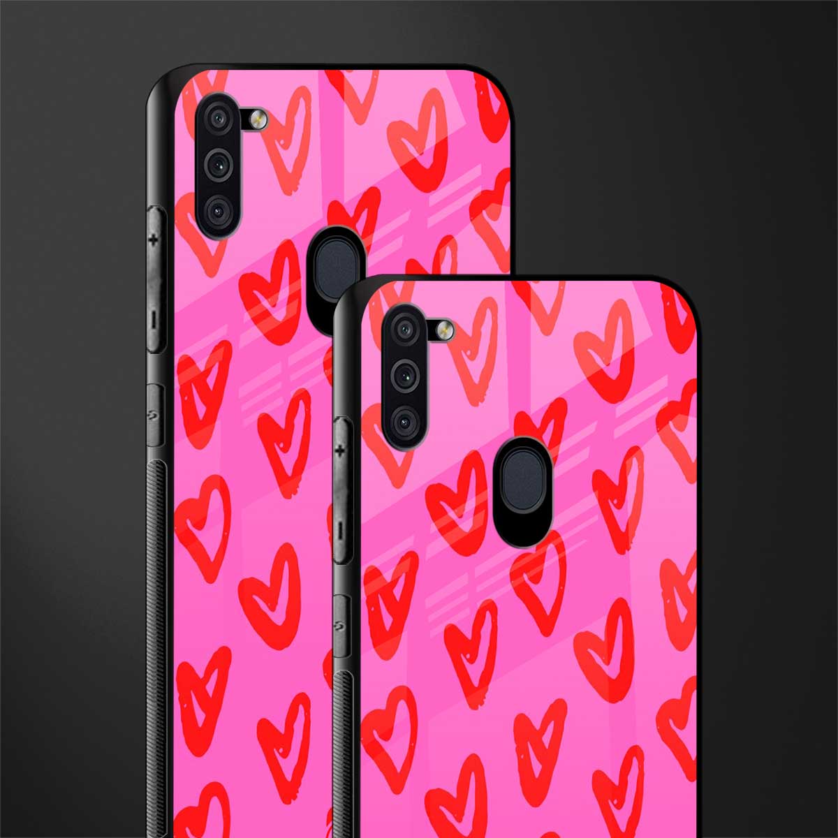 hot pink soul glass case for samsung a11 image-2