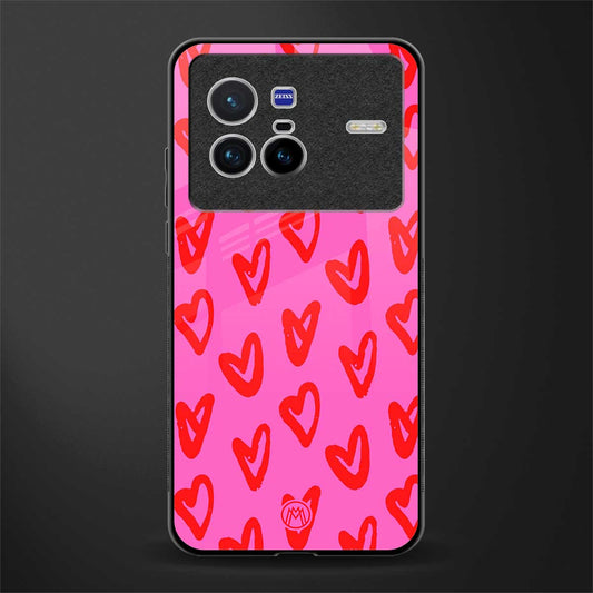 hot pink soul glass case for vivo x80 image