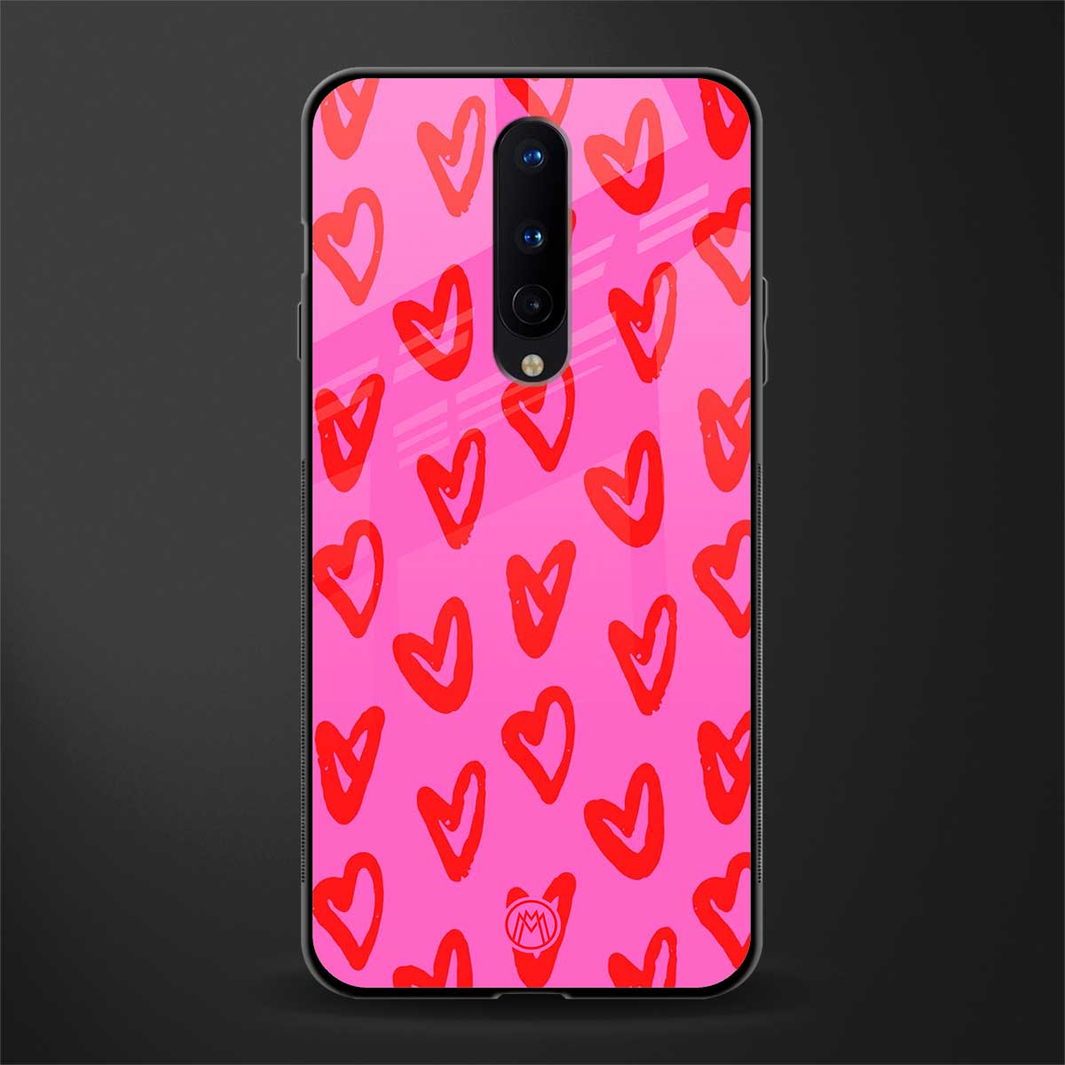 hot pink soul glass case for oneplus 8 image