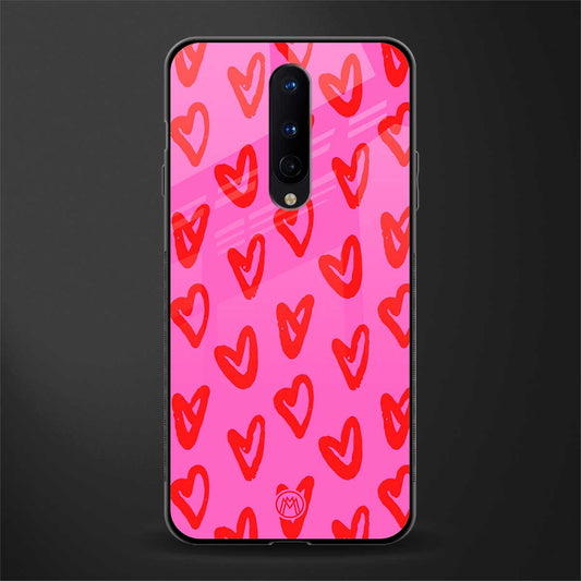 hot pink soul glass case for oneplus 8 image