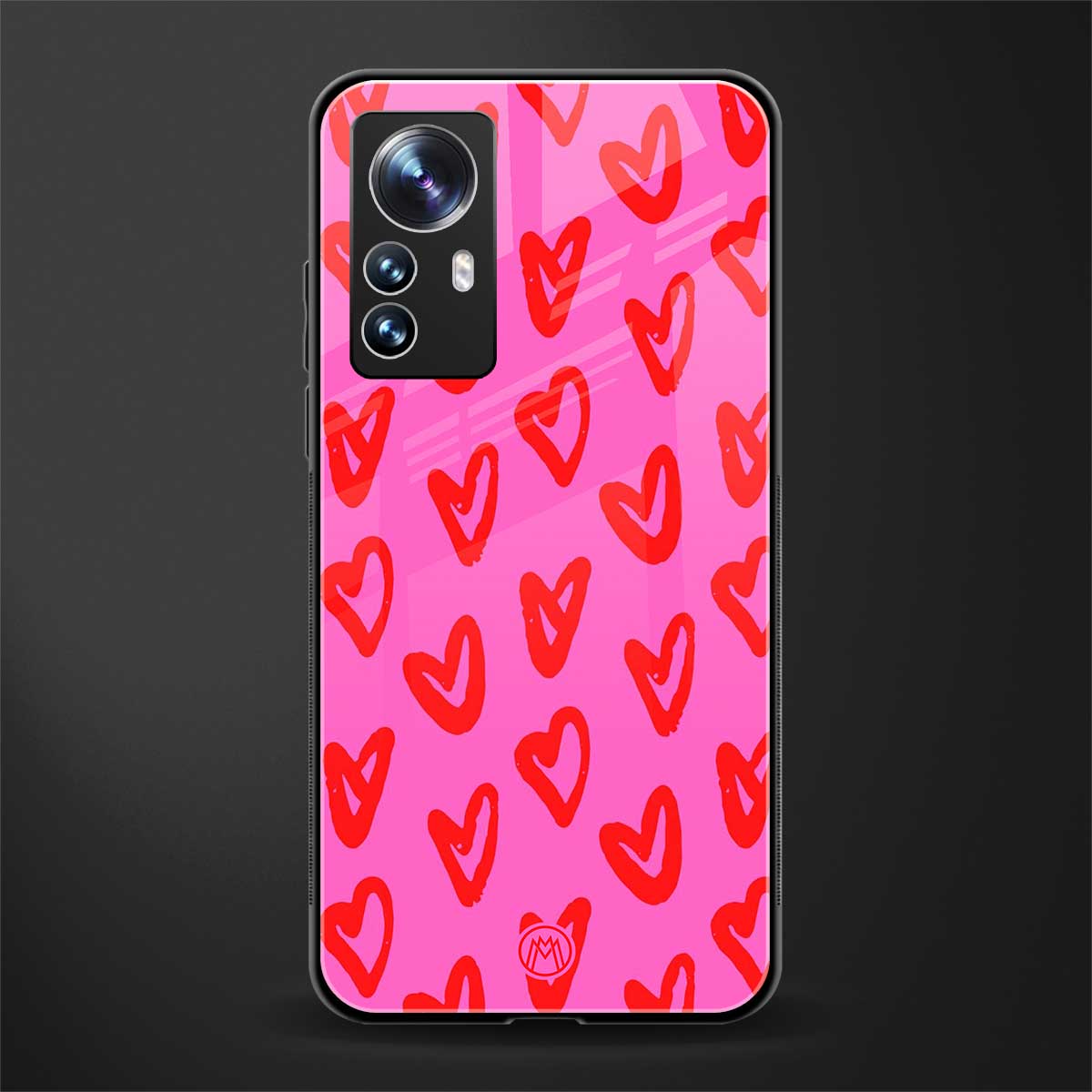 hot pink soul back phone cover | glass case for xiaomi 12 pro