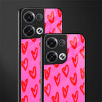 hot pink soul back phone cover | glass case for oppo reno 8 pro