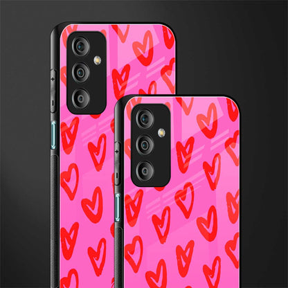 hot pink soul back phone cover | glass case for samsung galaxy f23 5g