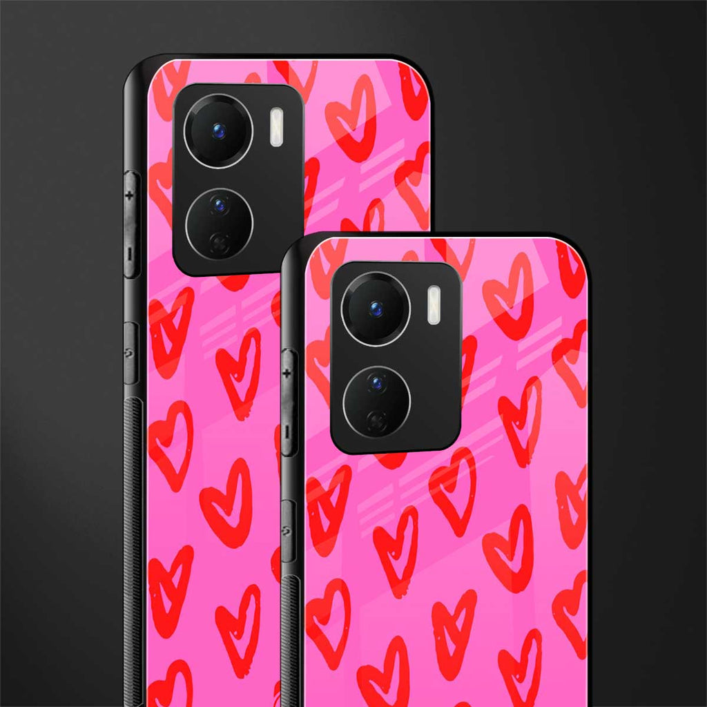 hot pink soul back phone cover | glass case for vivo y16