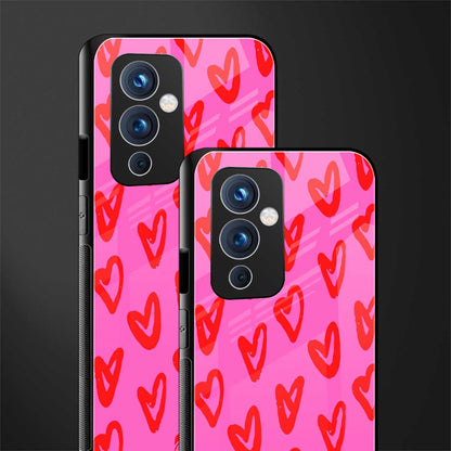 hot pink soul back phone cover | glass case for oneplus 9