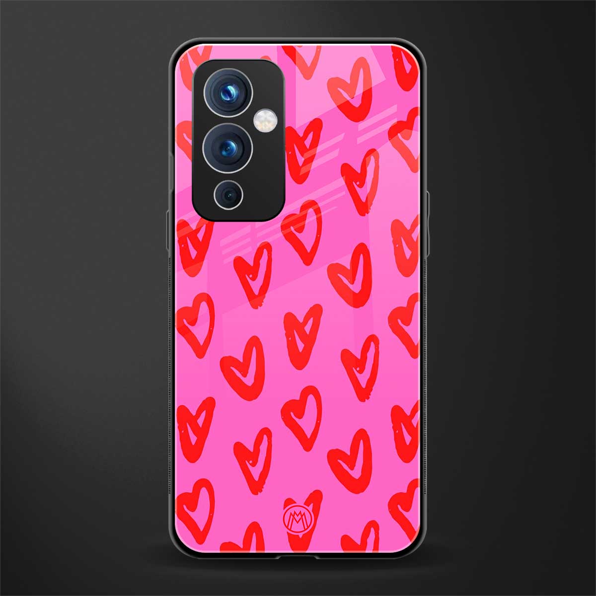 hot pink soul back phone cover | glass case for oneplus 9