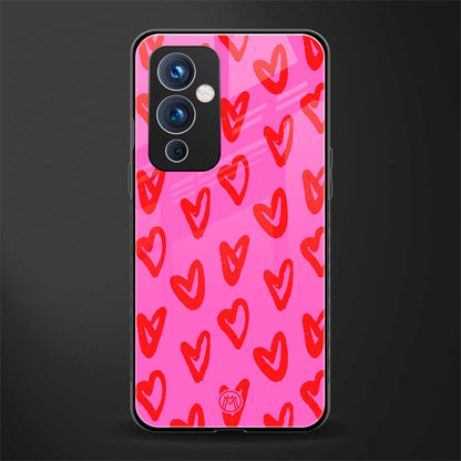 hot pink soul back phone cover | glass case for oneplus 9