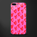 hot pink soul glass case for iphone 7 plus image