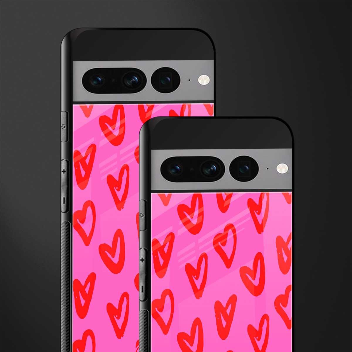 hot pink soul back phone cover | glass case for google pixel 7 pro