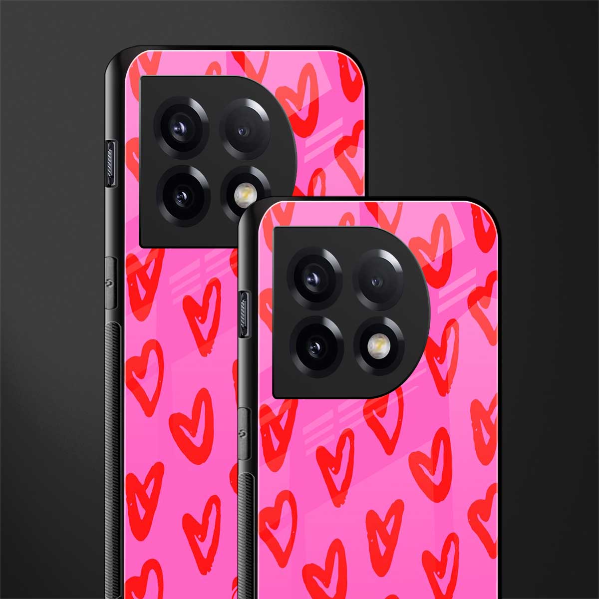 hot pink soul back phone cover | glass case for oneplus 11
