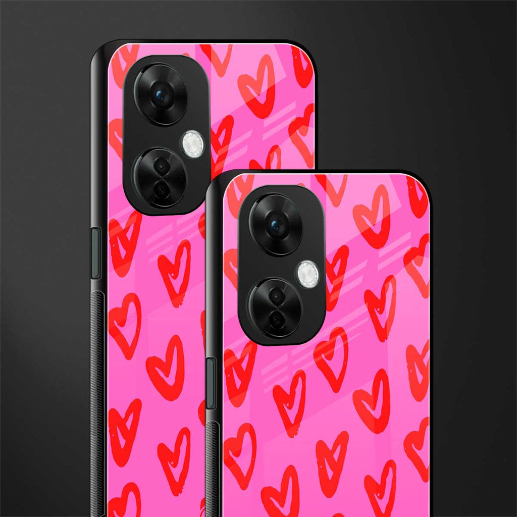 hot pink soul back phone cover | glass case for oneplus nord ce 3 lite