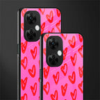 hot pink soul back phone cover | glass case for oneplus nord ce 3 lite