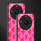 hot pink soul back phone cover | glass case for realme 11 pro 5g