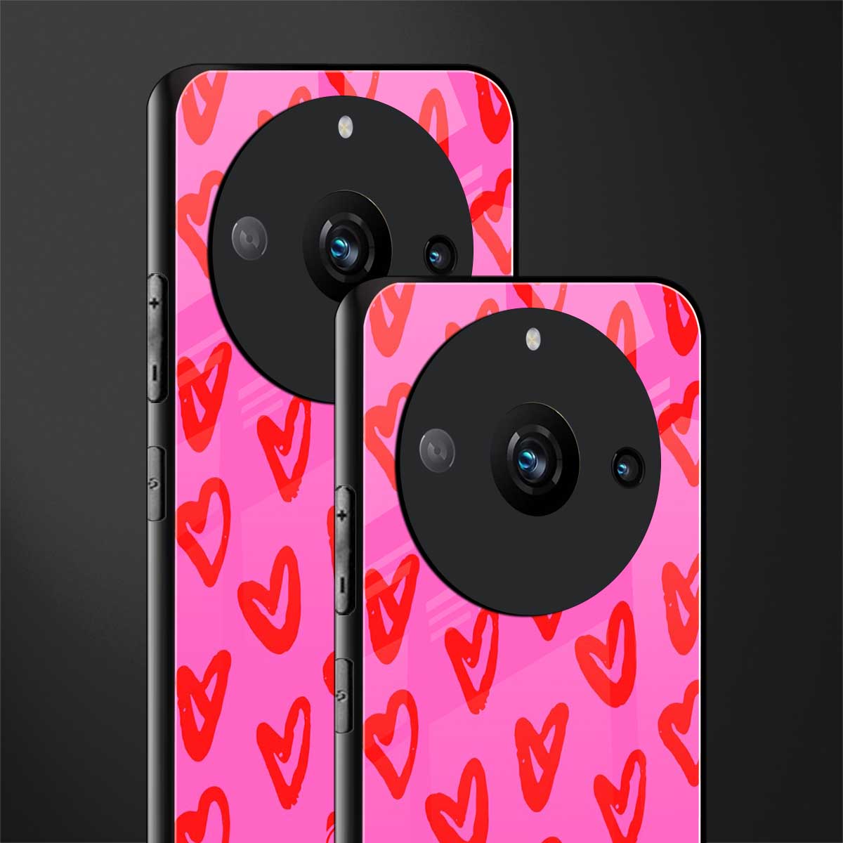 hot pink soul back phone cover | glass case for realme 11 pro 5g