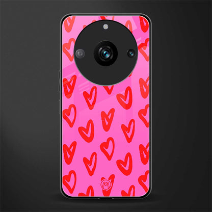 hot pink soul back phone cover | glass case for realme 11 pro 5g