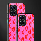 hot pink soul back phone cover | glass case for realme c55