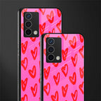hot pink soul back phone cover | glass case for oppo a74 4g