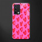 hot pink soul back phone cover | glass case for oppo a74 4g