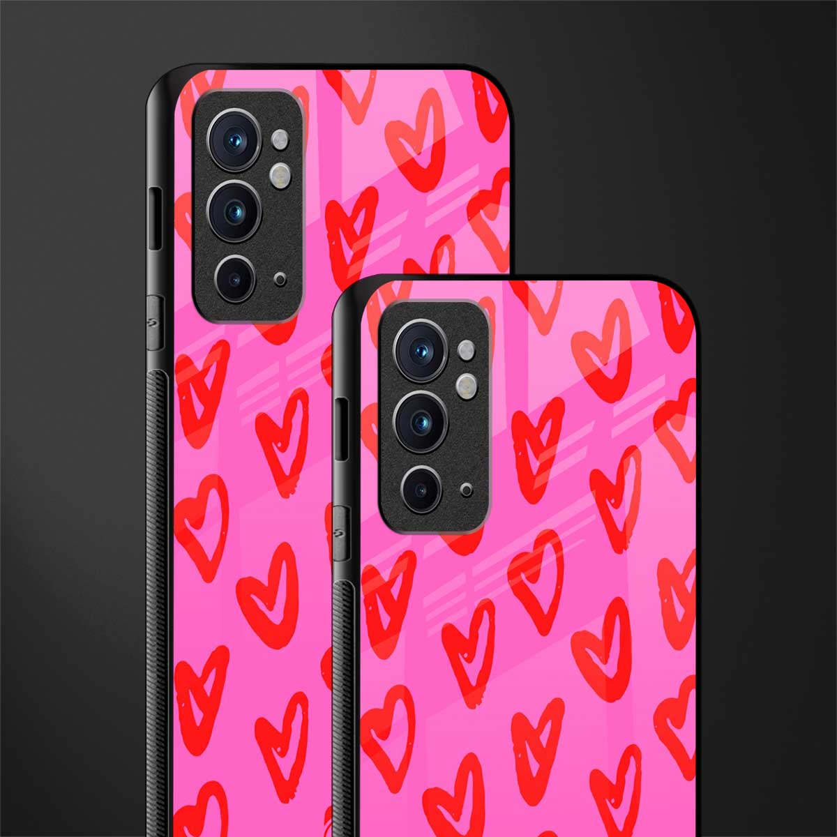 hot pink soul glass case for oneplus 9rt image-2