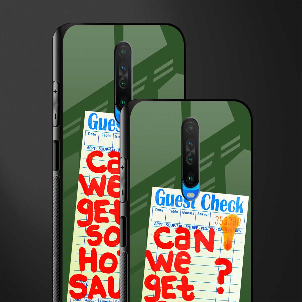 hot sauce glass case for poco x2 image-2