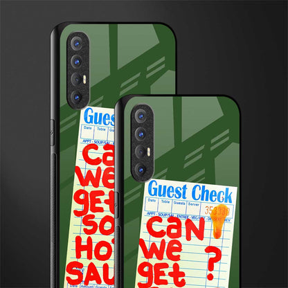 hot sauce glass case for oppo reno 3 pro image-2