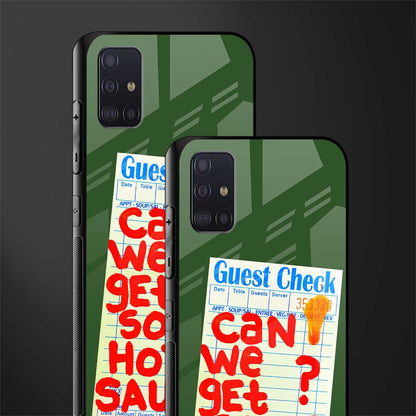 hot sauce glass case for samsung galaxy a71 image-2