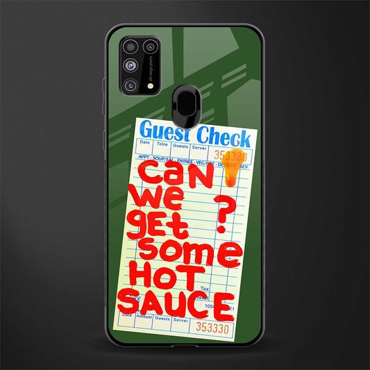 hot sauce glass case for samsung galaxy m31 prime edition image