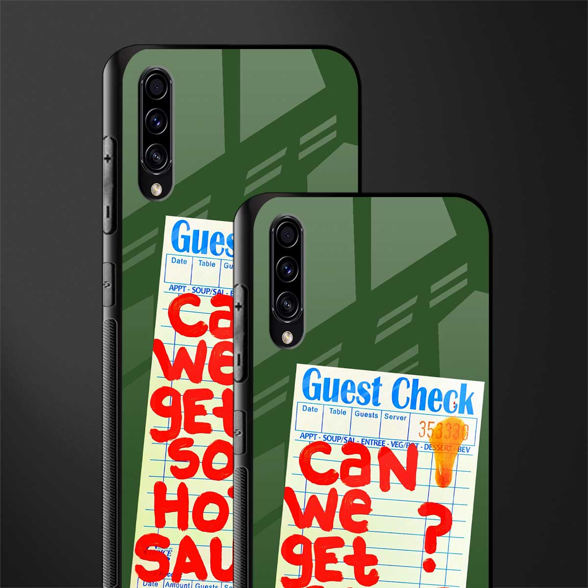 hot sauce glass case for samsung galaxy a70 image-2