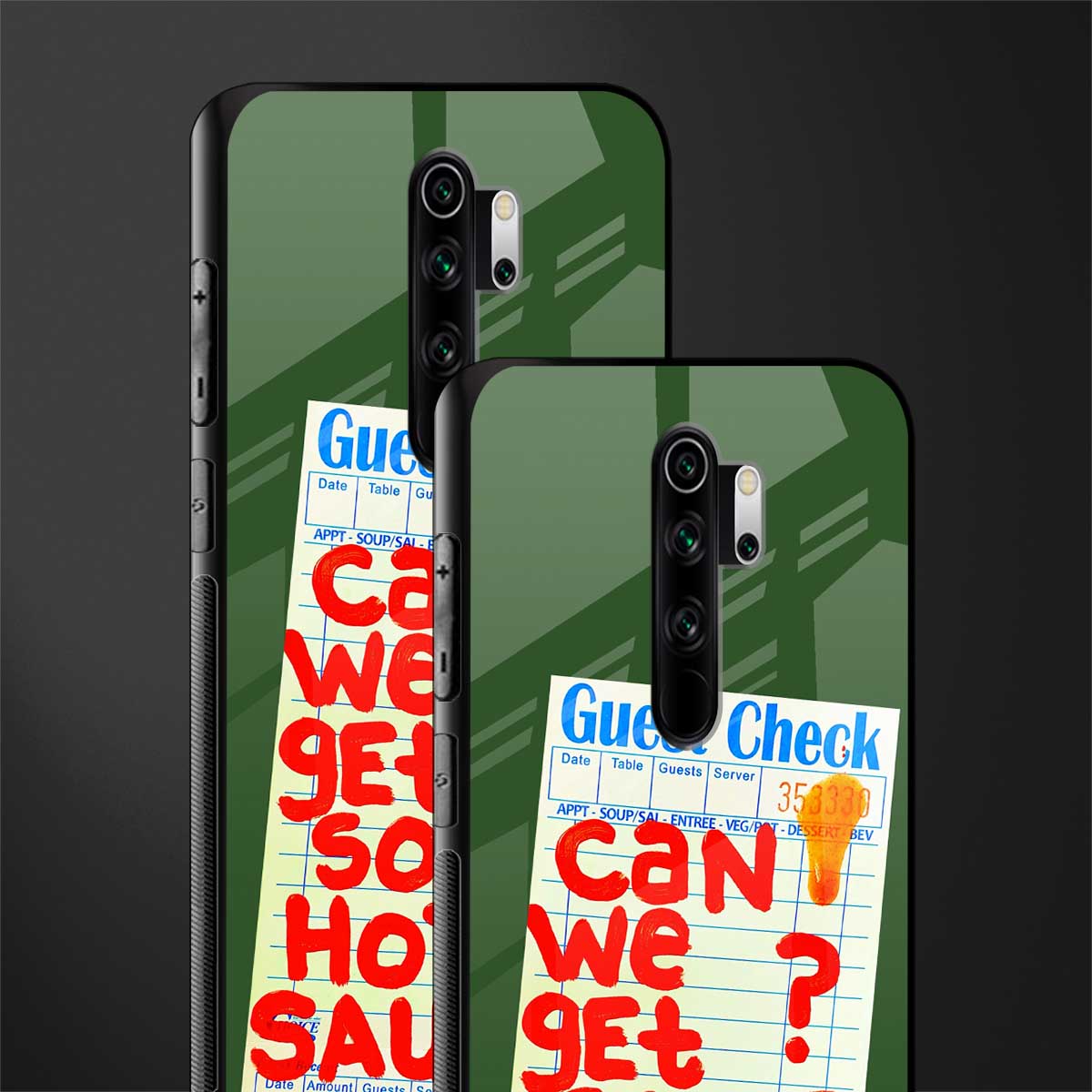 hot sauce glass case for redmi note 8 pro image-2