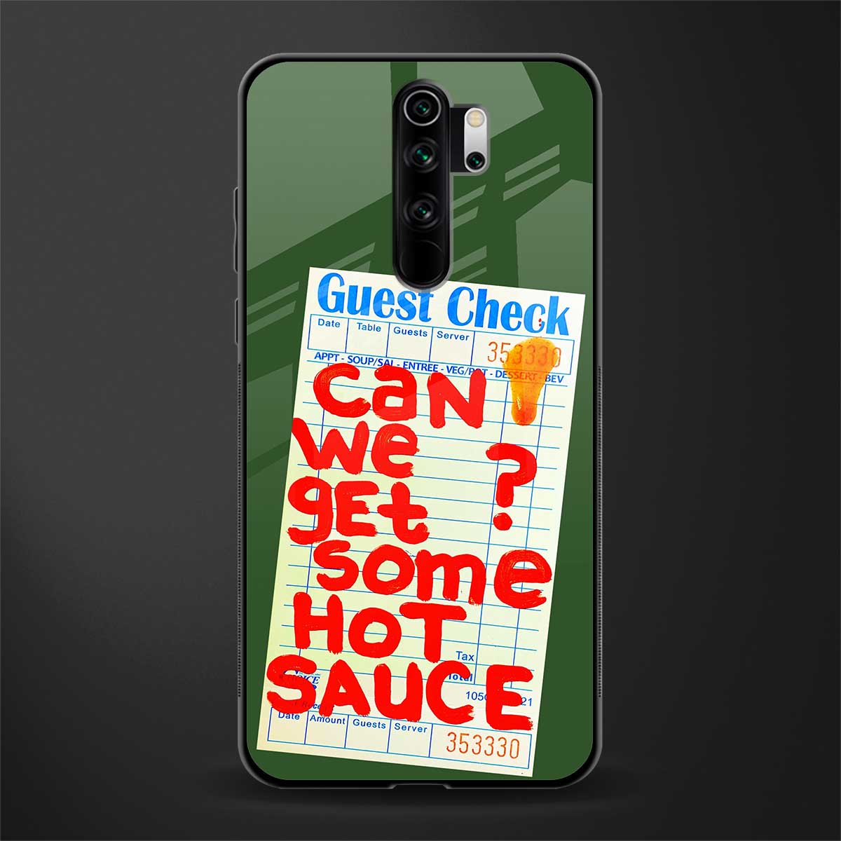 hot sauce glass case for redmi note 8 pro image