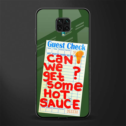 hot sauce glass case for redmi note 9 pro max image