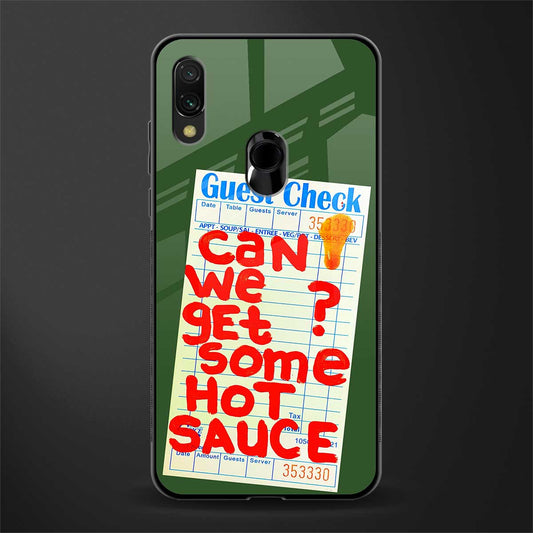 hot sauce glass case for redmi 7redmi y3 image