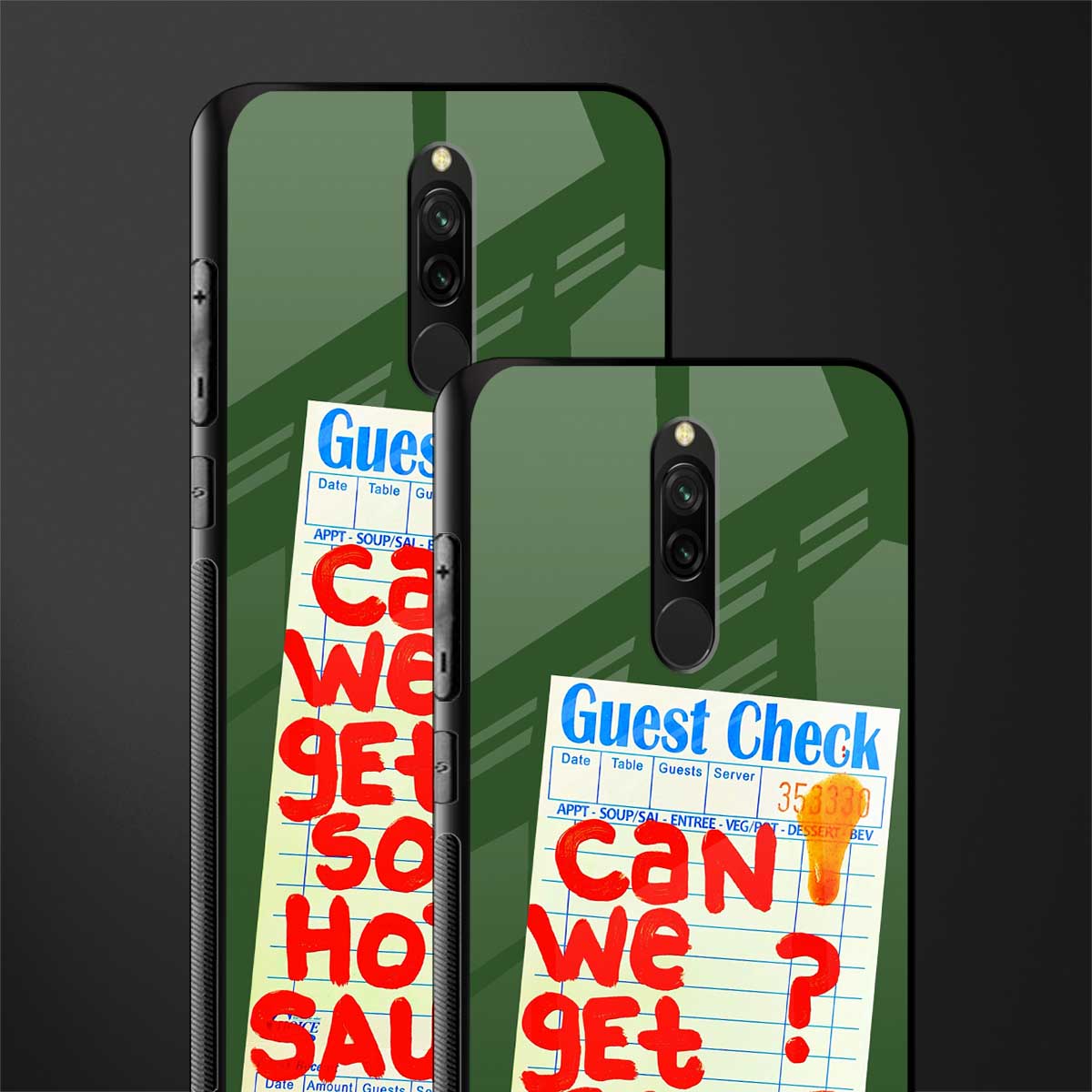 hot sauce glass case for redmi 8 image-2