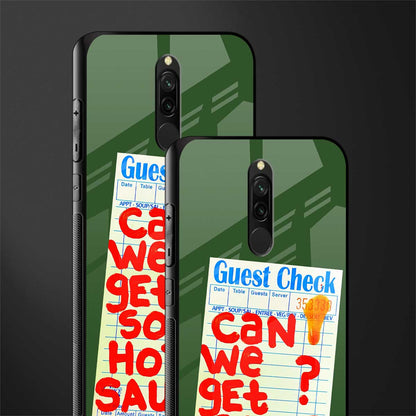 hot sauce glass case for redmi 8 image-2