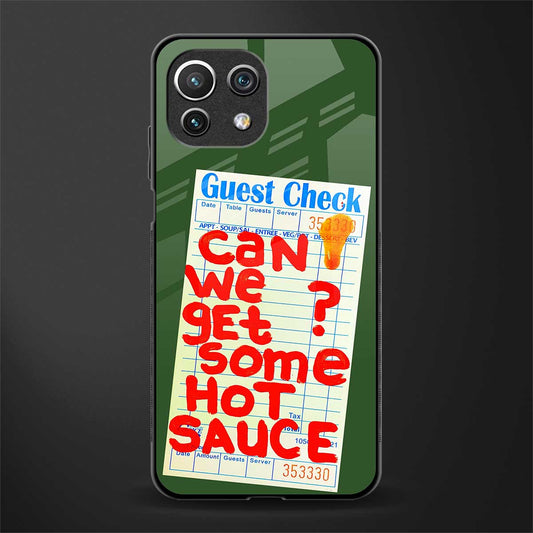 hot sauce glass case for mi 11 lite image