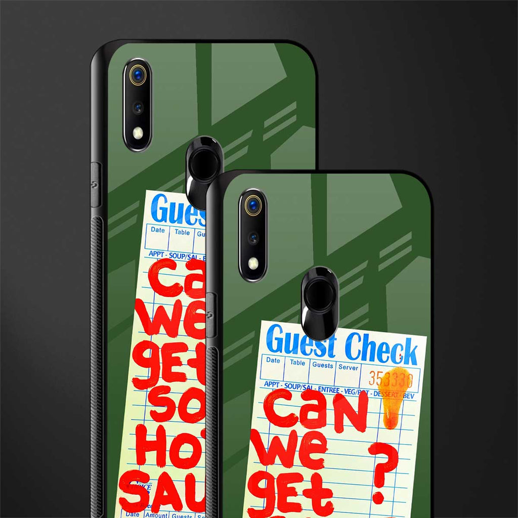 hot sauce glass case for realme 3 pro image-2