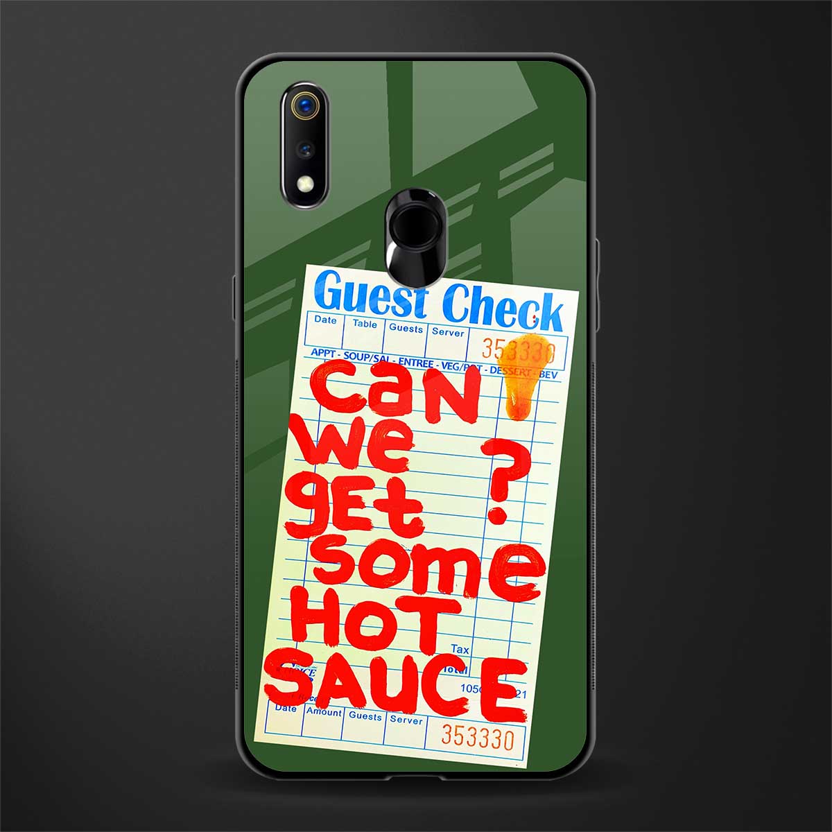 hot sauce glass case for realme 3i image
