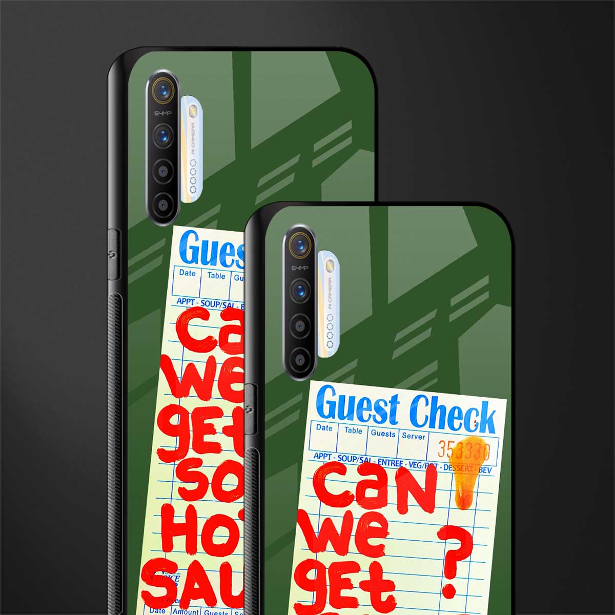 hot sauce glass case for realme xt image-2