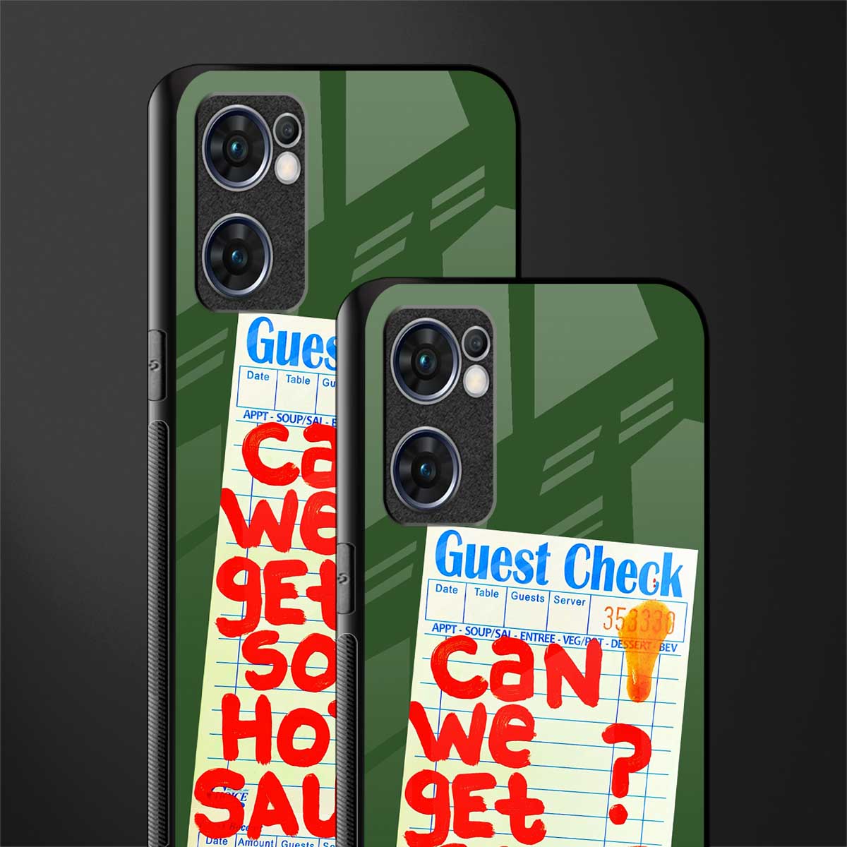 hot sauce glass case for oppo reno7 5g image-2