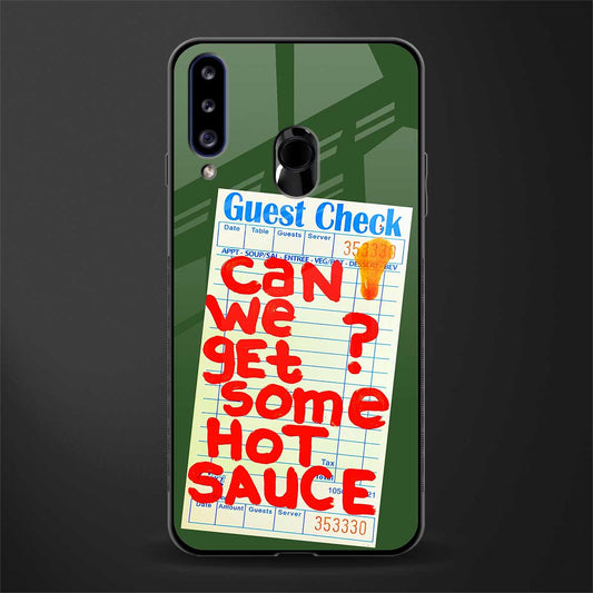 hot sauce glass case for samsung galaxy a20s image