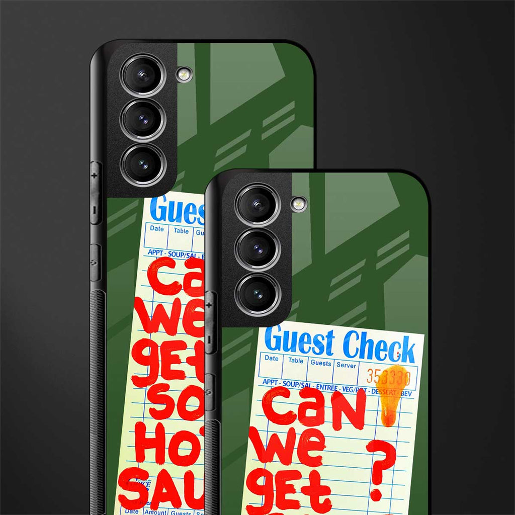 hot sauce glass case for samsung galaxy s21 fe 5g image-2