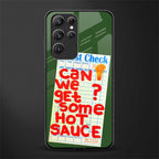 hot sauce glass case for samsung galaxy s22 ultra 5g image
