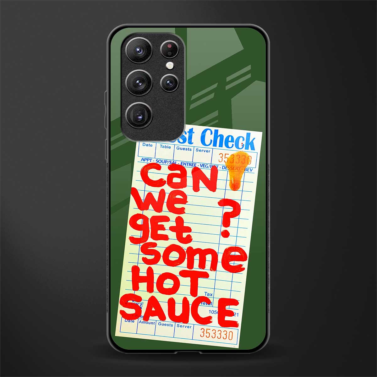 hot sauce glass case for samsung galaxy s21 ultra image
