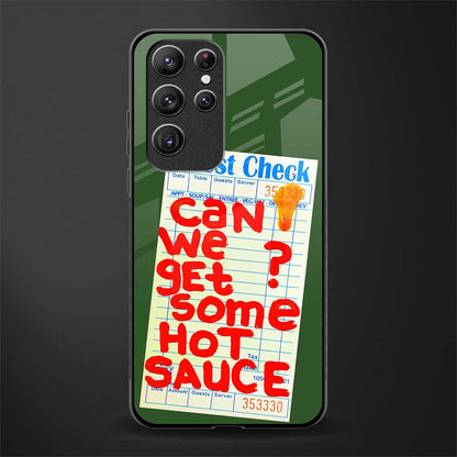 hot sauce glass case for samsung galaxy s21 ultra image