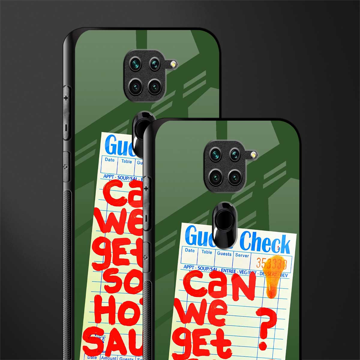 hot sauce glass case for redmi note 9 image-2