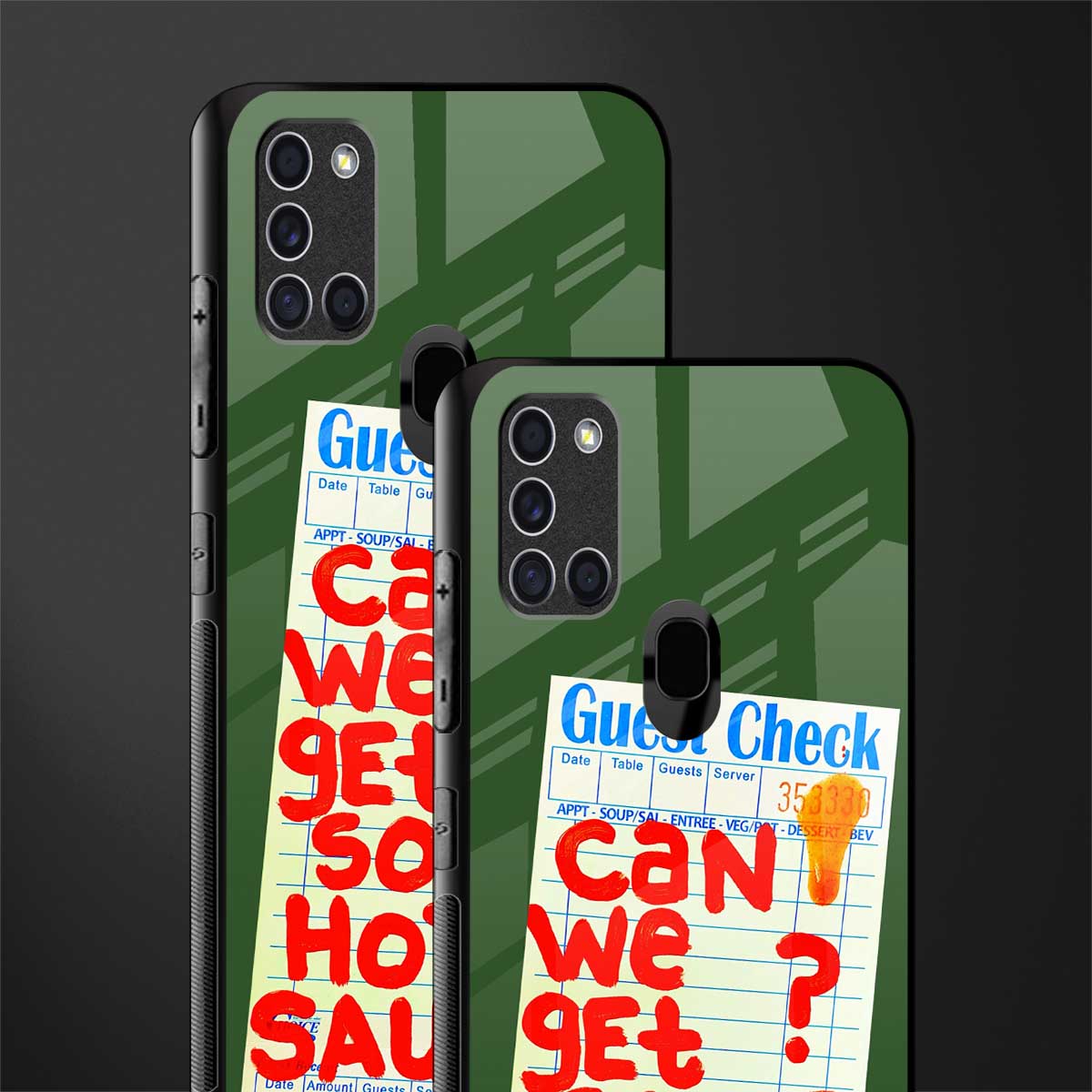 hot sauce glass case for samsung galaxy a21s image-2